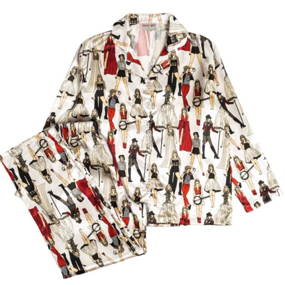 Taylor Swift Official Merch RED Era Pajamas from the Taylor Swift Store